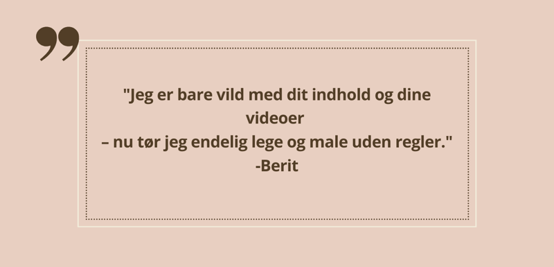 Berit om maleklubben