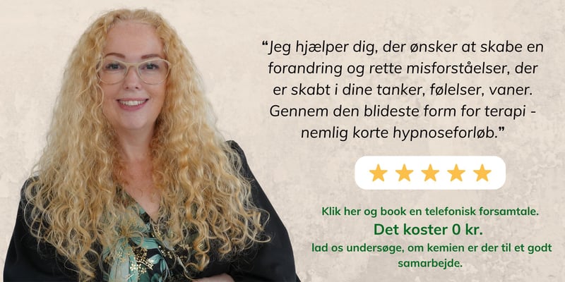 Hypnose og hypnoterapi online 6630 Rødding Sønderjylland hypnoterapeut Shirley Lausen